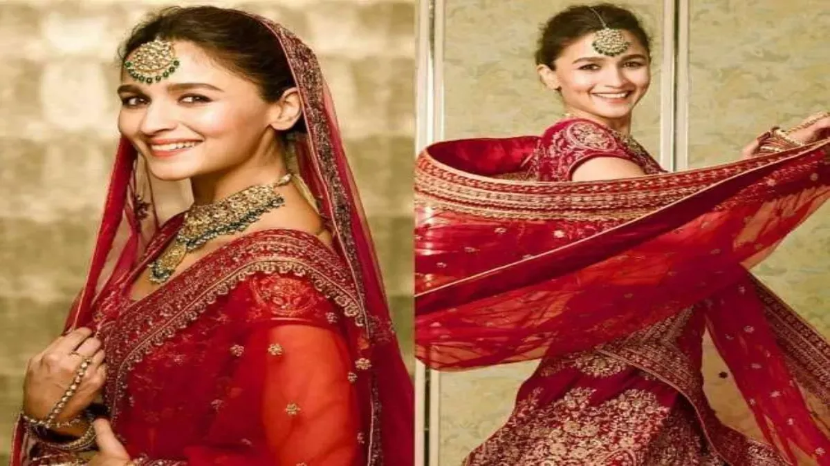 Revealing that special occasion, Alia Bhatt wore the wedding saree again