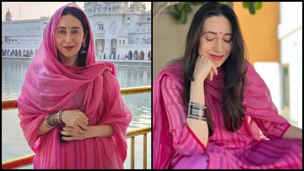 Karisma Kapoor shared pictures of the Golden Temple and told this