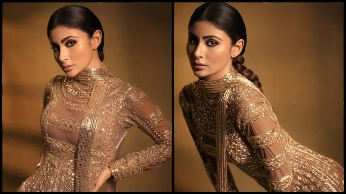 When Mouni Roy dazzled in a shimmery dress, fans went crazy about the actress’ beautiful looks.