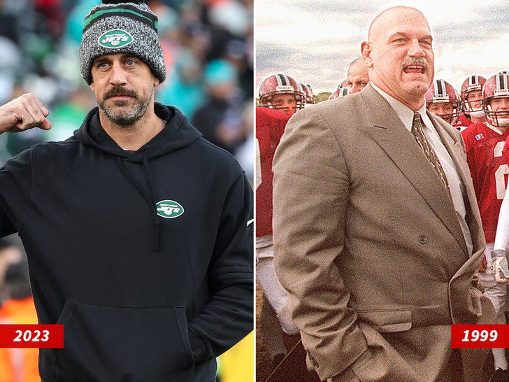 Aaron Rodgers Jesse ventures side by side year slide
