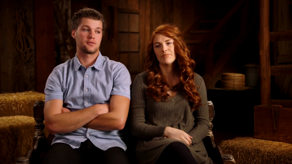 Jeremy Roloff and Audrey Roloff talk to the Little People, Big World cameras and look exhausted.