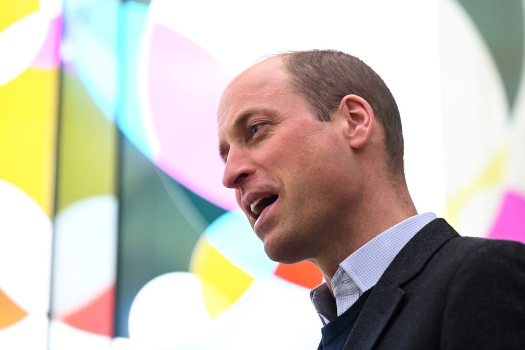 Prince William, he claimed to be the Prince of Pegging himself, speaks at an event in March 2024.