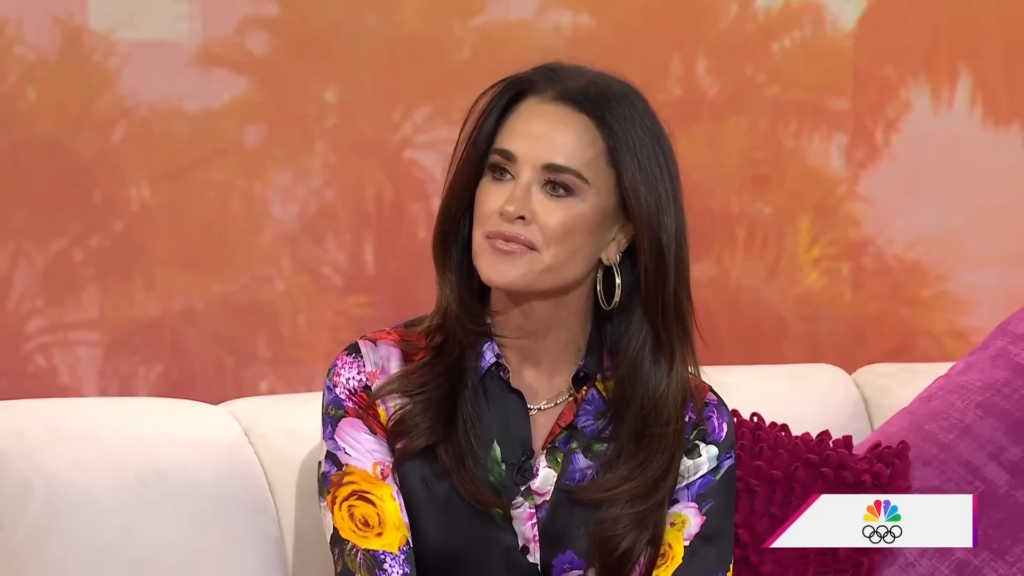 Kyle Richards on the Today show in February 2024.
