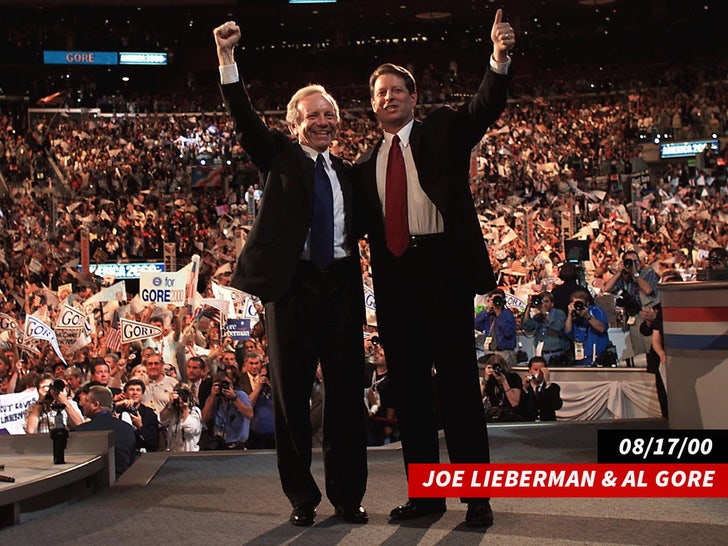 Joe Lieberman and Al Gore