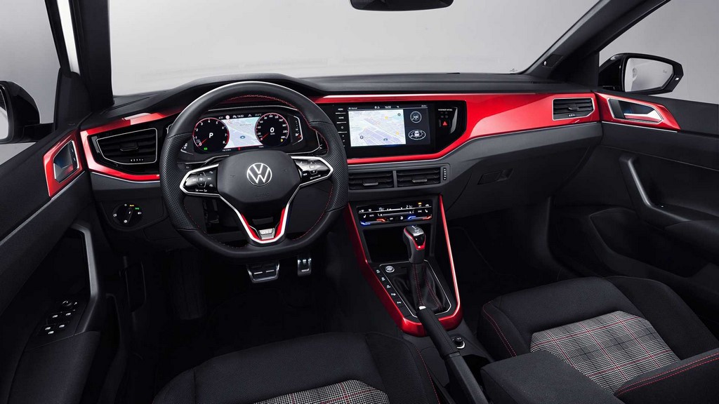Interior of the Volkswagen Polo GTI 2021