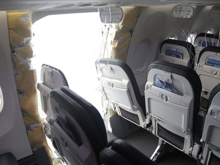 inside the Boeing 737 Max 9 aircraft
