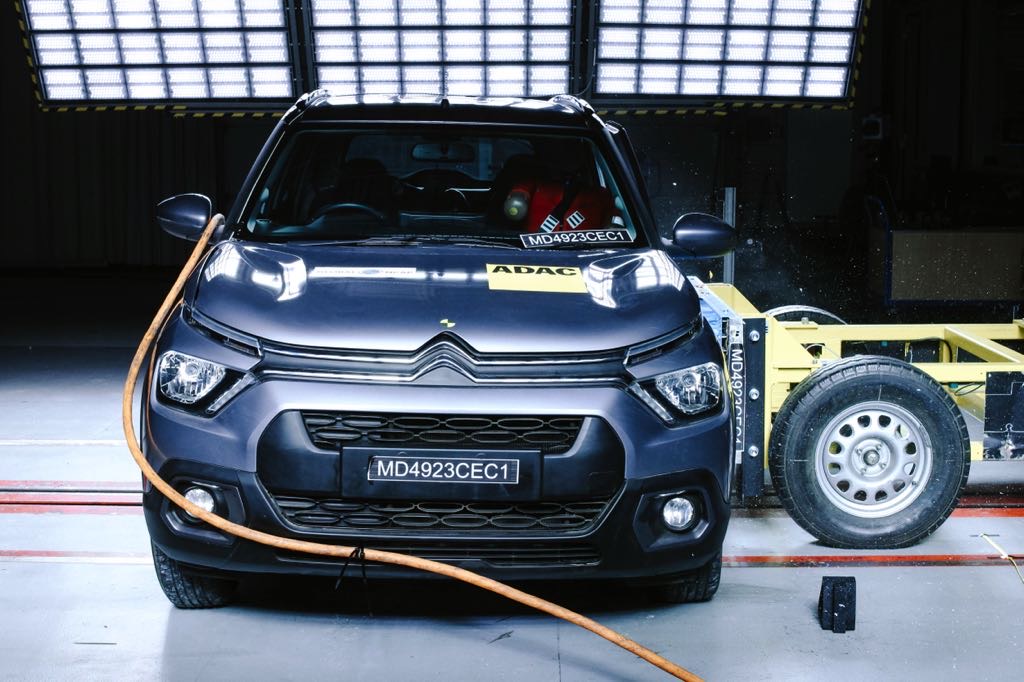 Citroen eC3 Global NCAP crash test