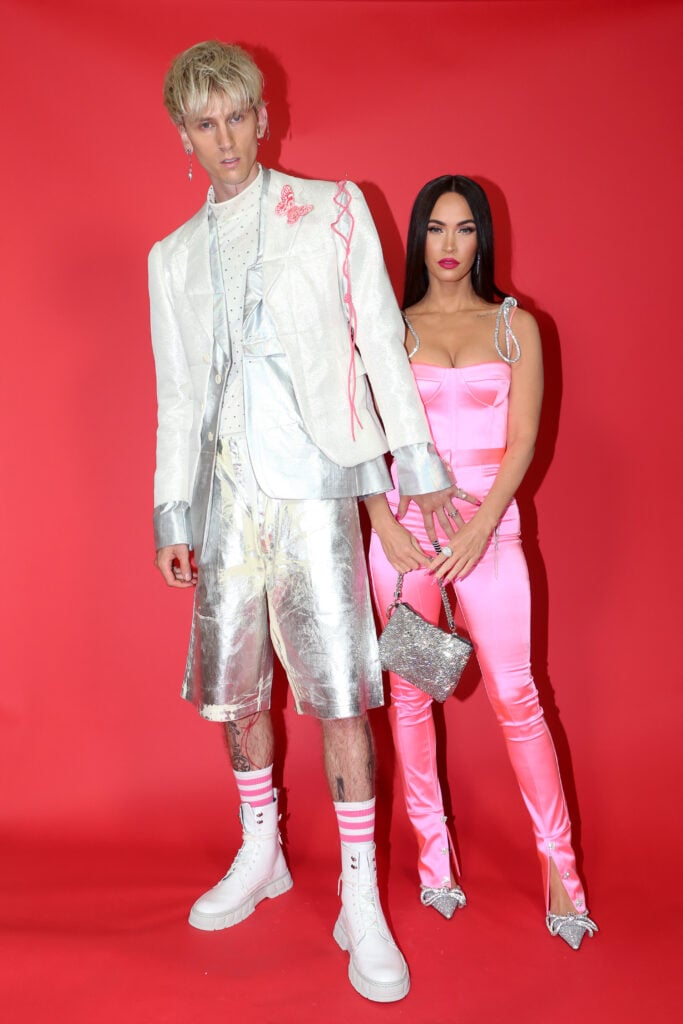Machine Gun Kelly and Megan Fox attend the 2021 iHeartRadio Music Awards at The Dolby Theater in Los Angeles, California, which was broadcast live on FOX on May 27, 2021.