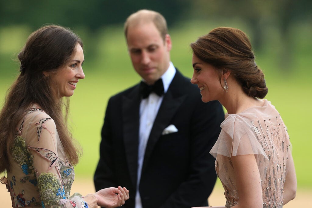 Rose Hanbury with William and Kate