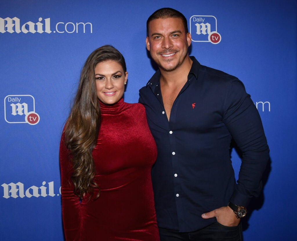 Brittany Cartwright and Jax Taylor attend the DailyMail.com and DailyMailTV Holiday Party with Flo Rida on December 6, 2017 at The Magic Hour in New York City.