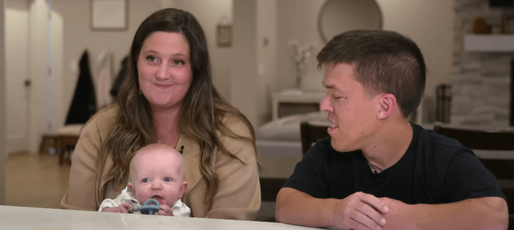 Tori and Zach Roloff and Baby