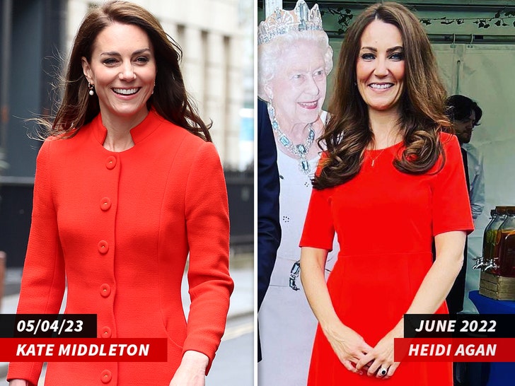 Comparison of Heidi Agan and Kate Middleton side by side