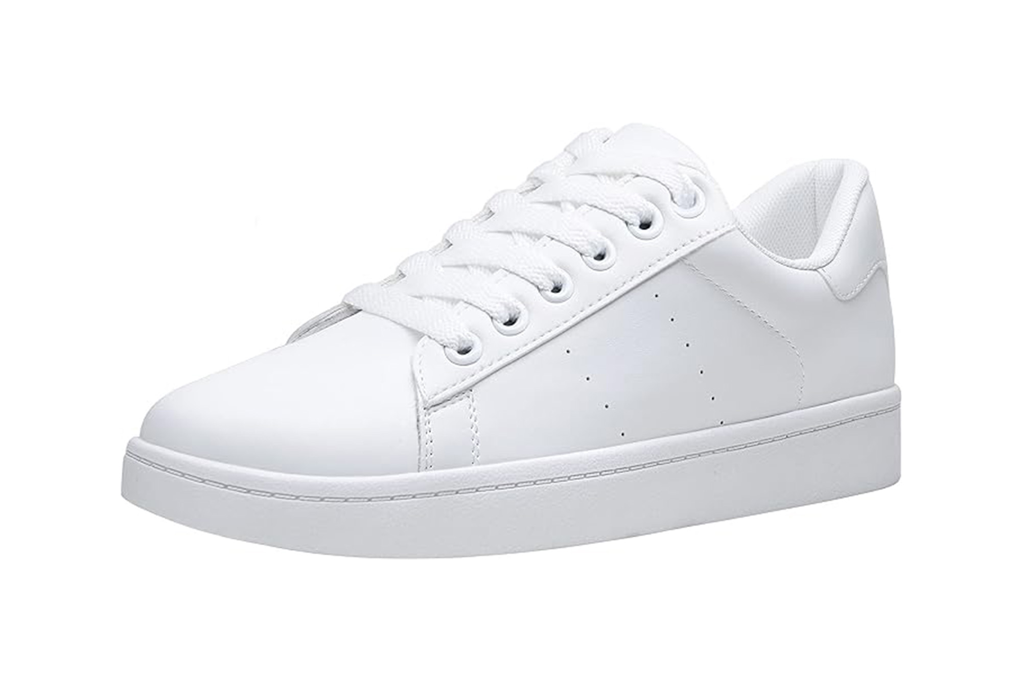 A white sneaker