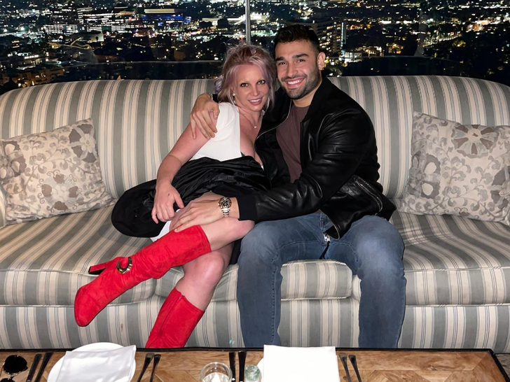 Happier times for Sam Asghari and Britney Spears