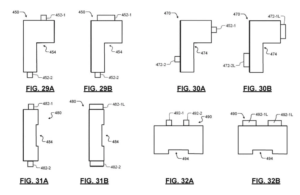 Patent image of General Motors' Lego-like battery cell