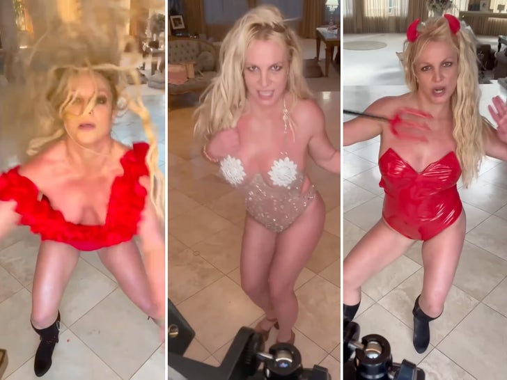 Britney Spears dancing on Instagram