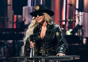 Beyoncé accepts the Innovator Award at the 2024 iHeartRadio Music Awards held at the Dolby Theater on April 1, 2024 in Los Angeles, California.