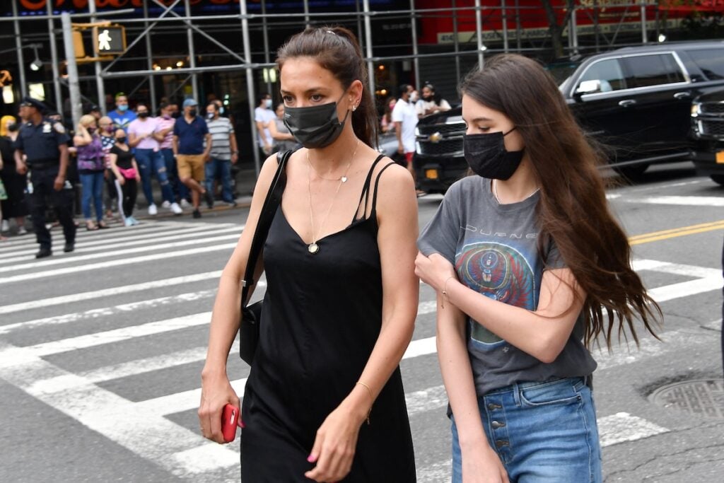 Katie Holmes and daughter Suri Cruise 