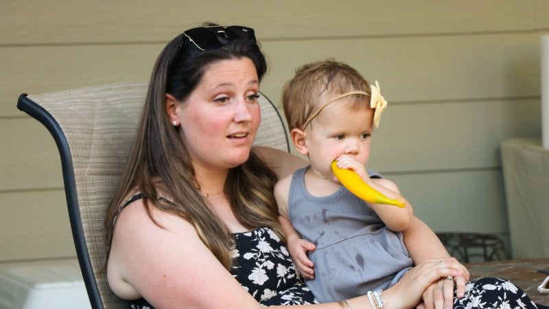 Tori Roloff and a child