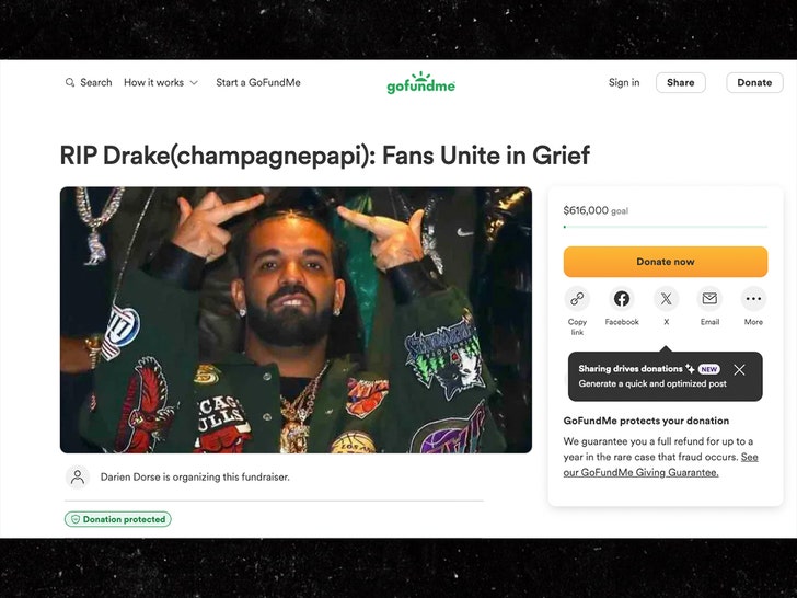 Drake Kendrick Lamar Gofundme