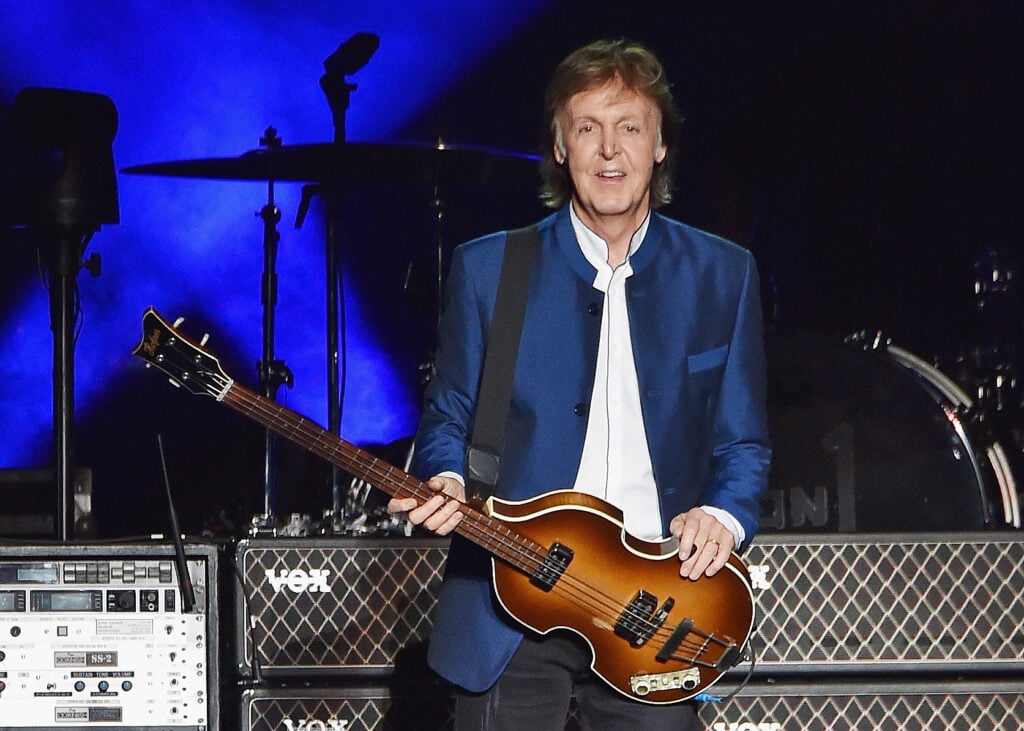 Paul McCartney performs at MetLife Stadium on August 7, 2016 in East Rutherford, New Jersey. 