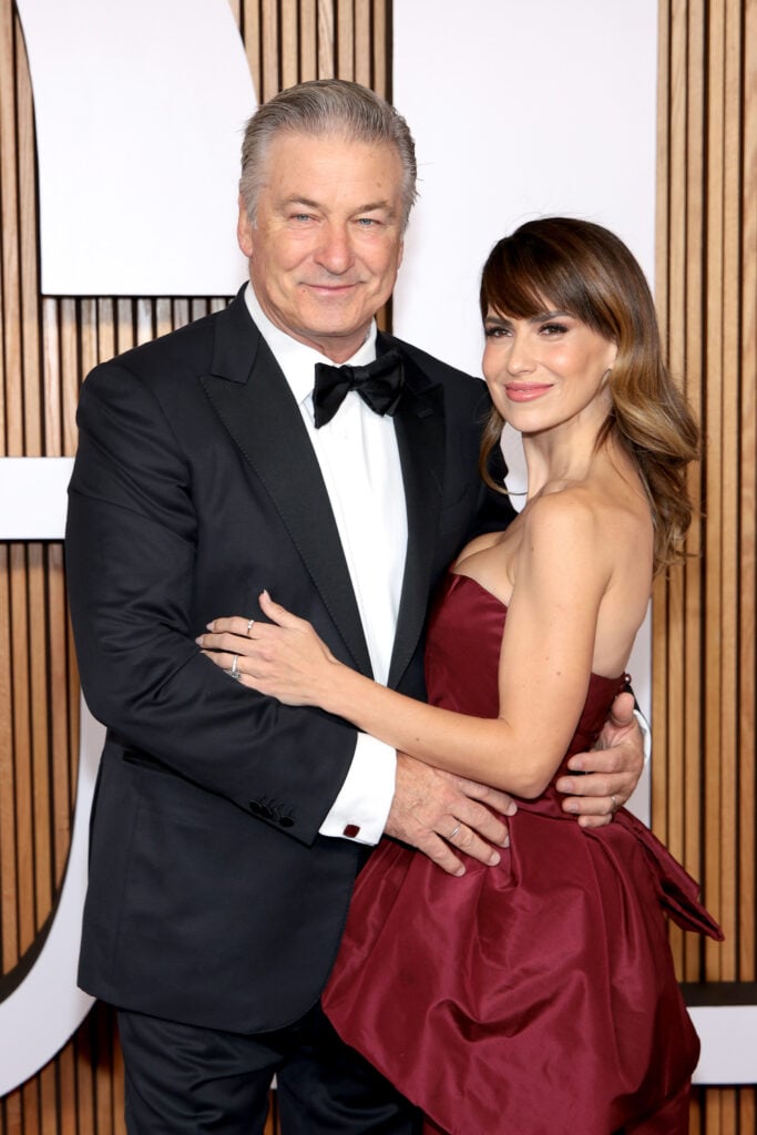 Alec Baldwin and Hilaria Baldwin in early November 2023.