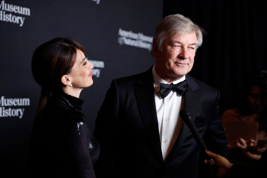 Alec Baldwin and Hilaria Baldwin in late November 2023.