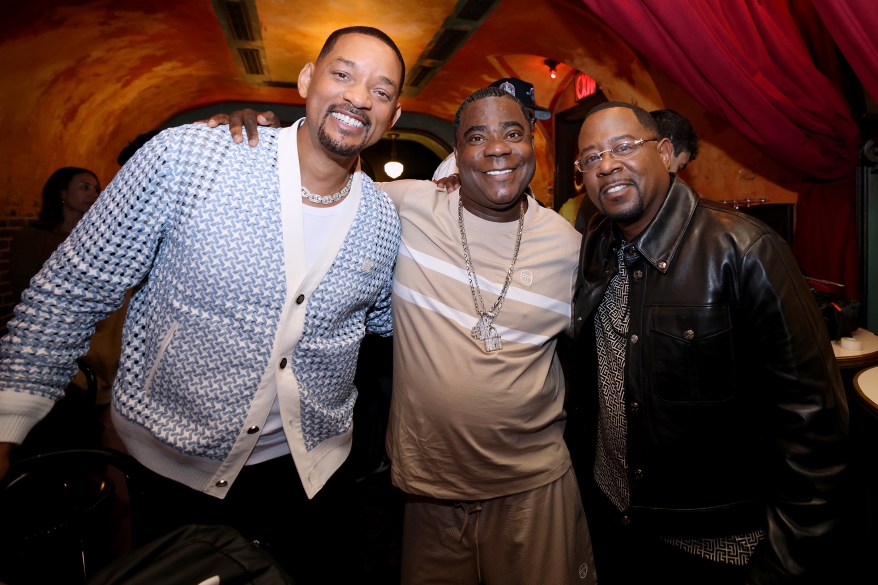 BOYS' NIGHT: At the Tribeca screening of “Bad Boys: Ride or Die,” funnymen Will Smith (from left), Tracy Morgan and Martin Lawrence can't keep a straight face.