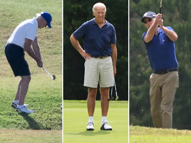 Joe Biden's golf swing