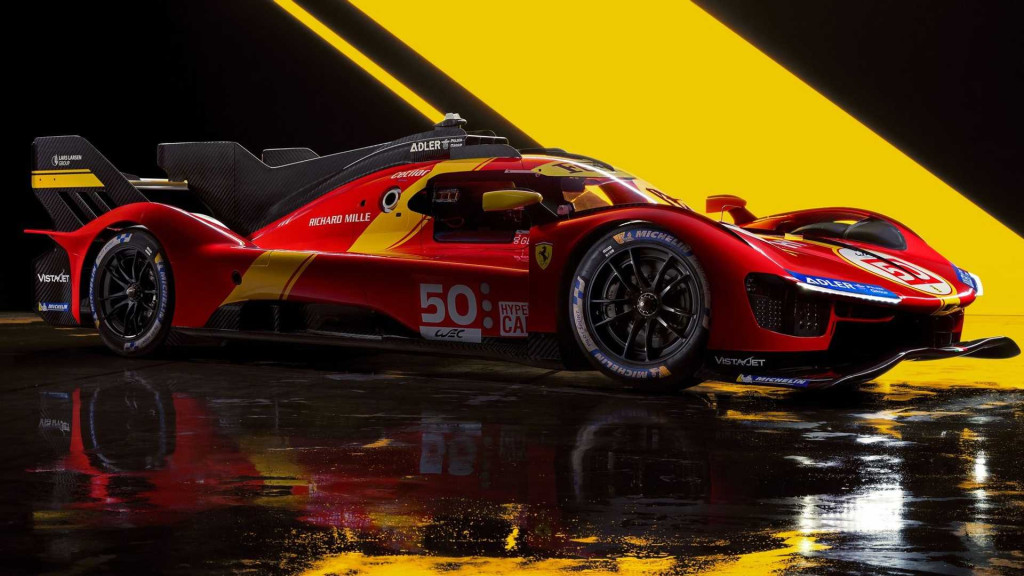 Ferrari 499P LMH 2023 racing car
