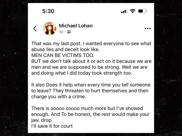 michael lohan post
