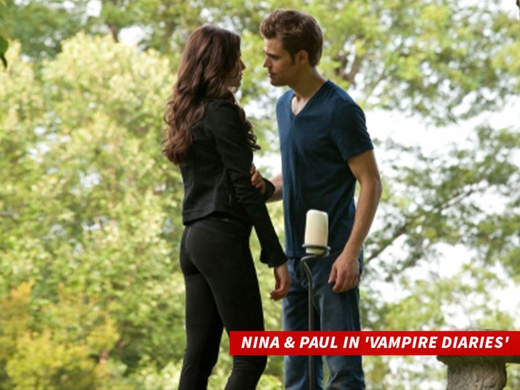 Nina and Paul in 'The Vampire Diaries'