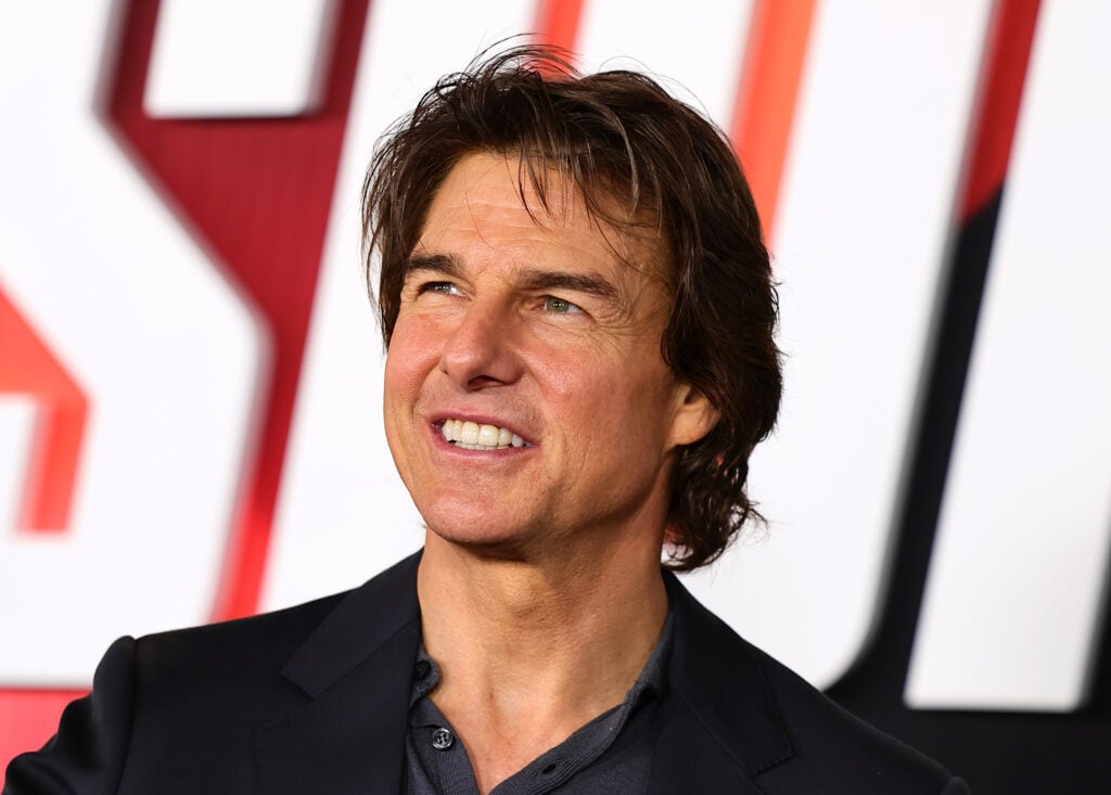 Tom Cruise at the film premiere
