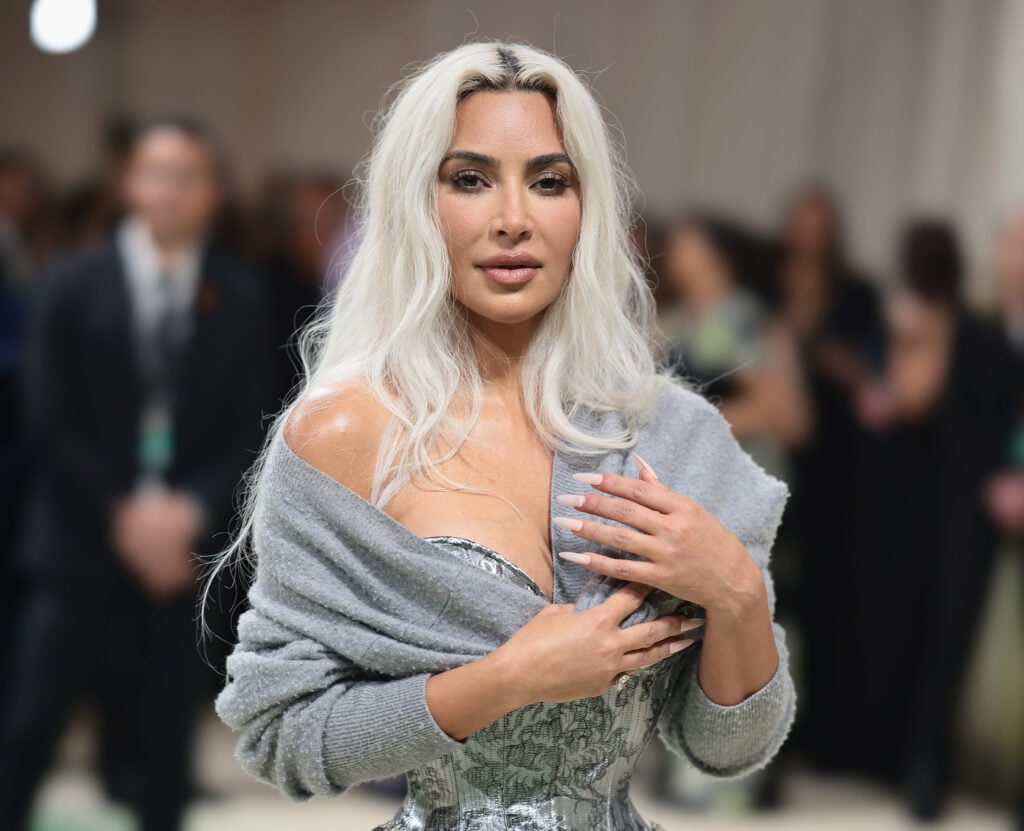 Kim Kardashian attends the 2024 Met Gala celebration 