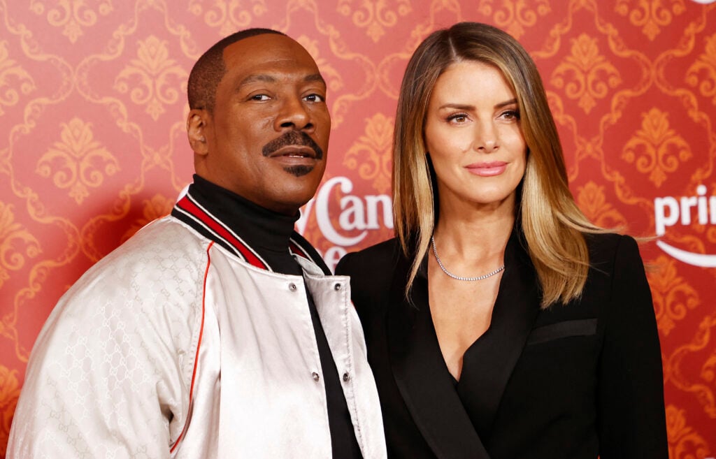 Eddie Murphy and Paige Butcher in November 2023.