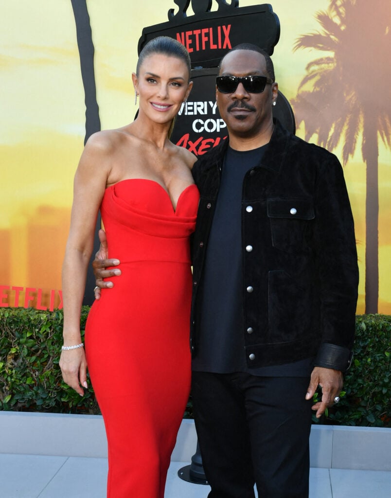 Eddie Murphy and Paige Butcher in June 2024.