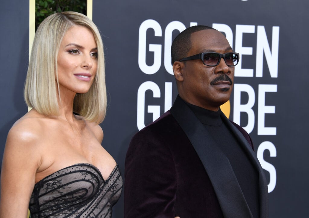 Paige Butcher and Eddie Murphy in January 2020.