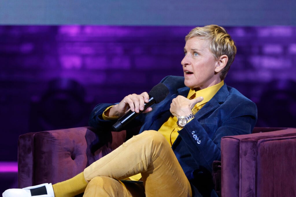 Ellen DeGeneres in November 2022.