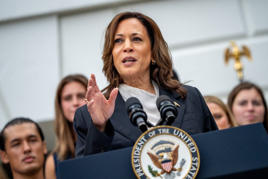 Vice President Kamala Harris on July 22, 2024.