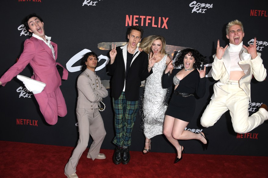 It's 'Kai' Time: In Los Angeles, Gianni DeCenzo, Xolo Maridueña, Jacob Bertrand, Peyton List, Mary Mouser and Tanner Buchanan