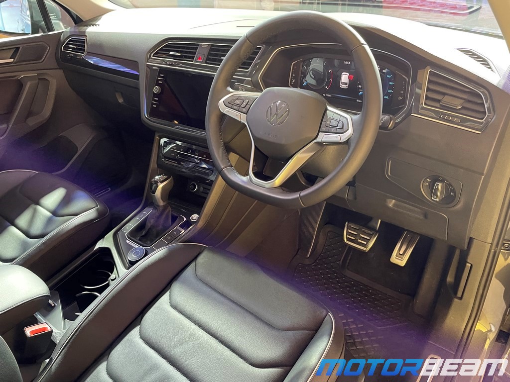 Interior of the Volkswagen Tiguan 2022