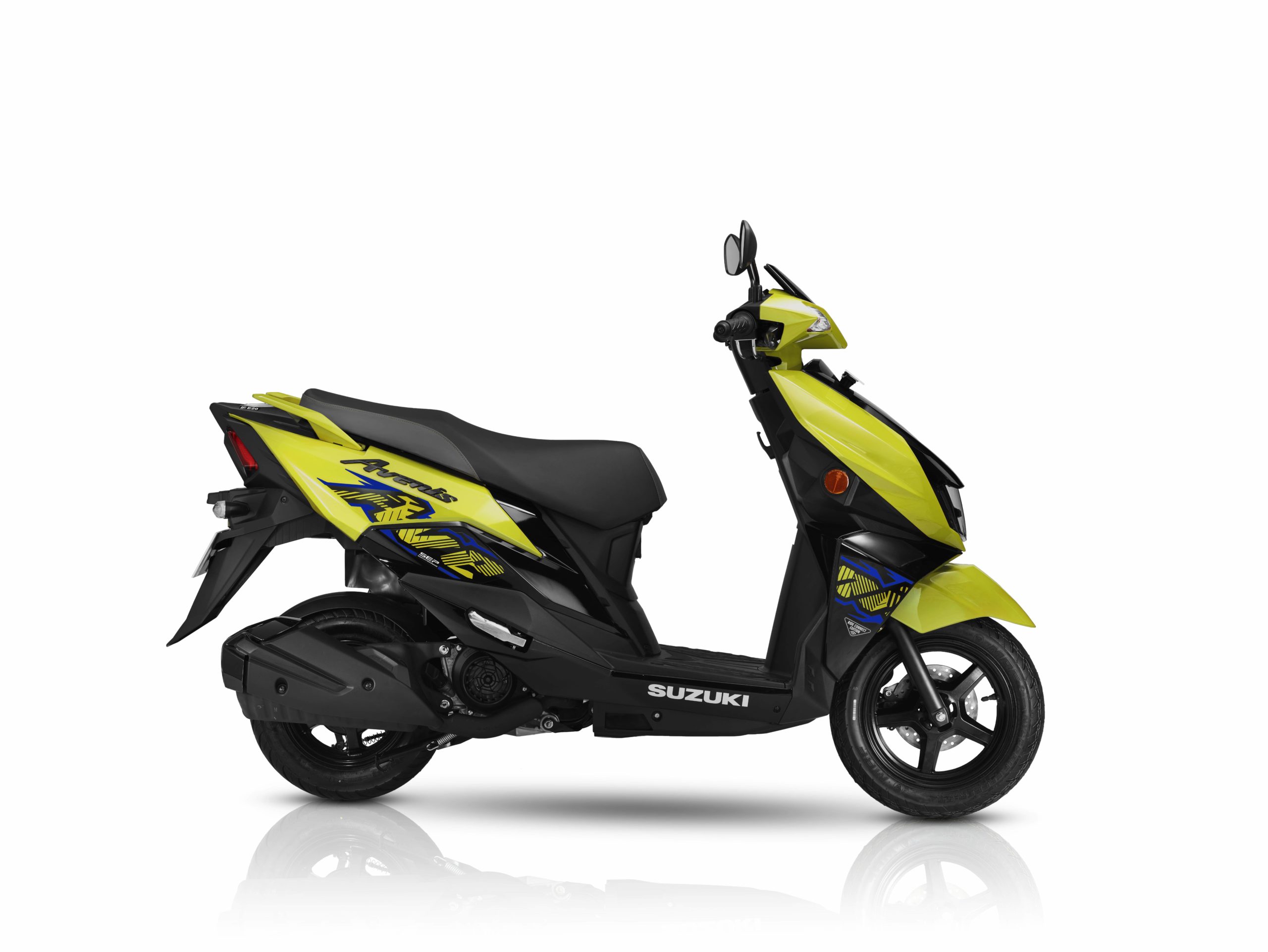 2024 Suzuki Avenis Champion Yellow No 2 Glossy Sparkle Black min scaled