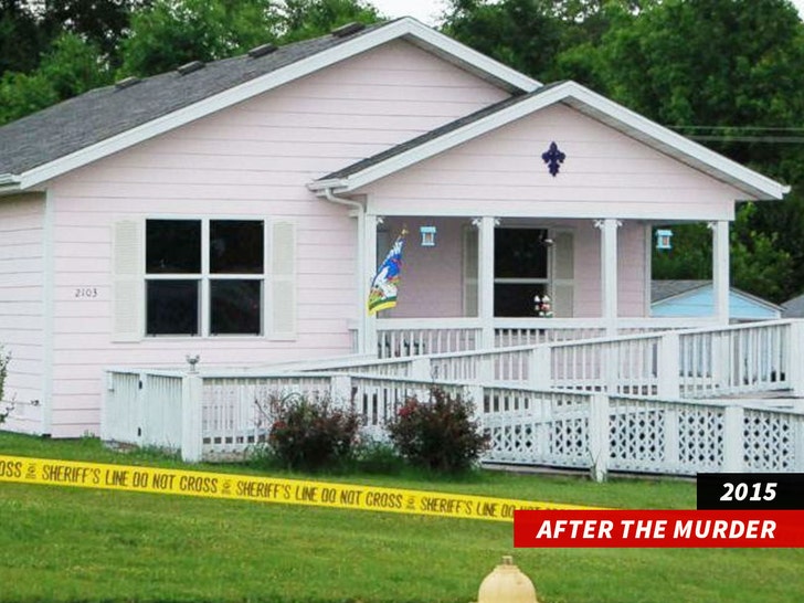 Gypsy Rose's house after the murder