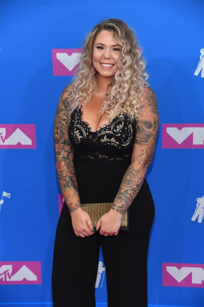 Kailyn Lowry attends the 2018 MTV Video Music Awards at Radio City Music Hall on August 20, 2018 in New York City.  