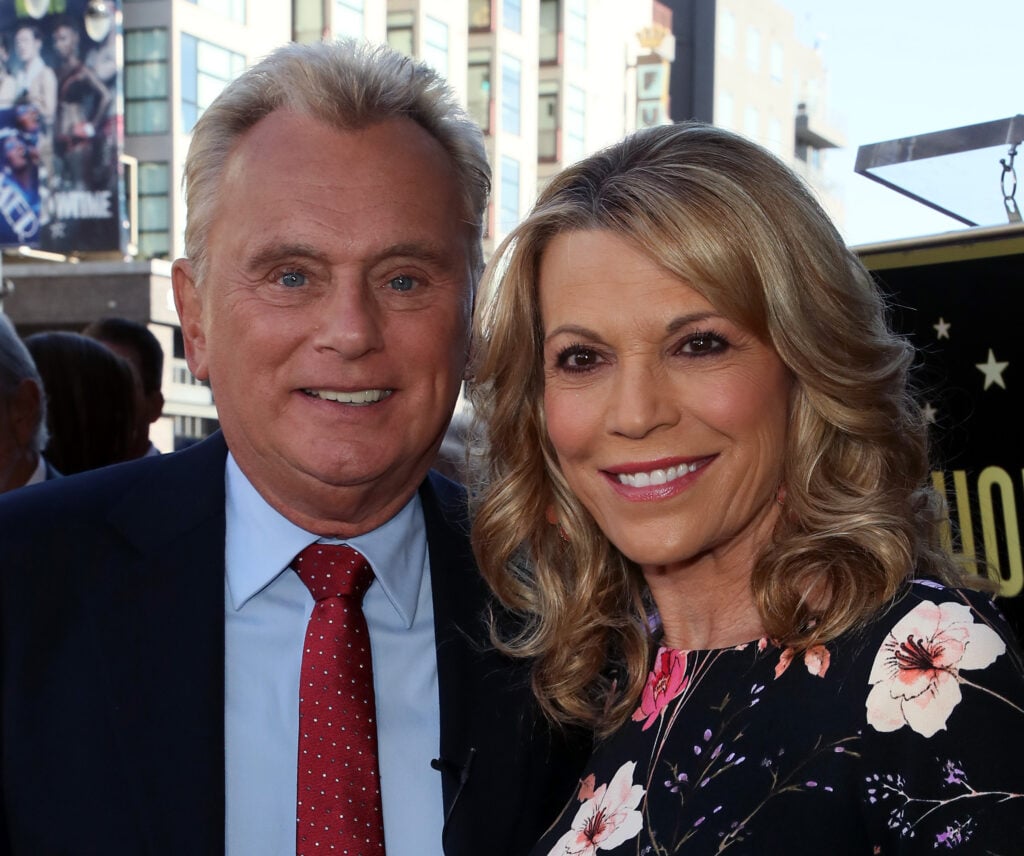 Pat Sajak and Vanna White attend Harry Friedman's honoring with a star on the Hollywood Walk of Fame on November 1, 2019 in Hollywood, California. 