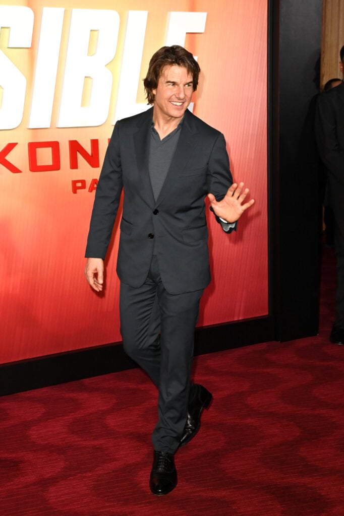 Tom Cruise at the Mission: Impossible premiere.