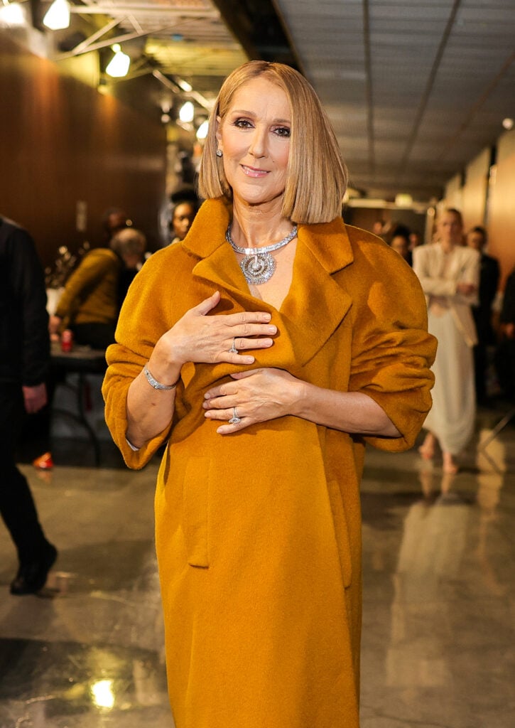 Celine Dion at the Grammys