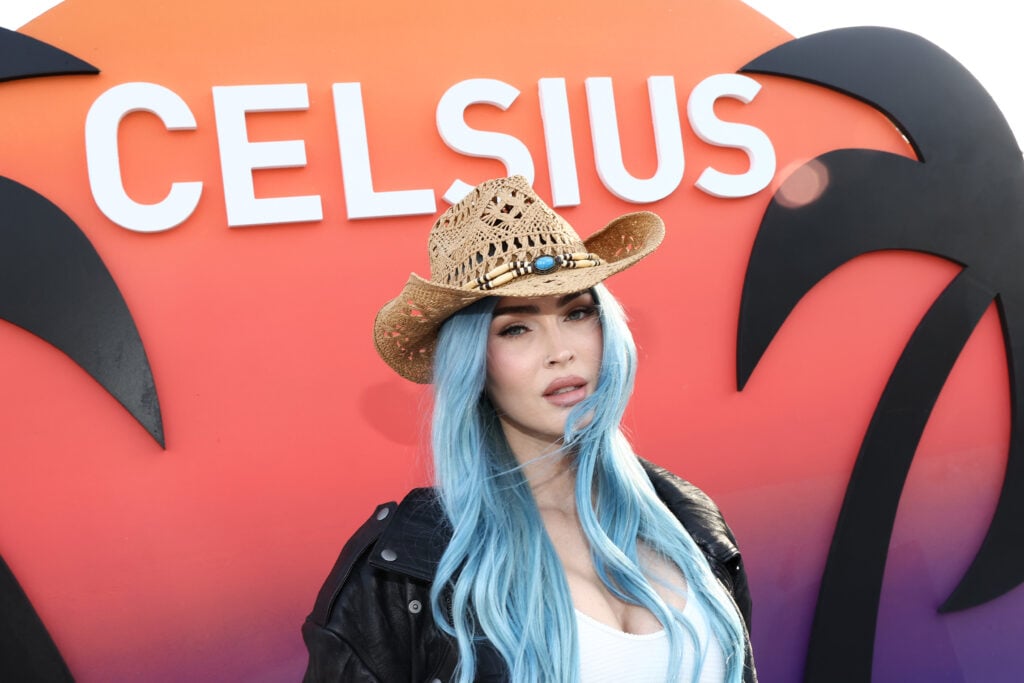 Megan Fox attends the CELSIUS Cosmic Desert event at Coachella on April 12, 2024 in Indio, California.