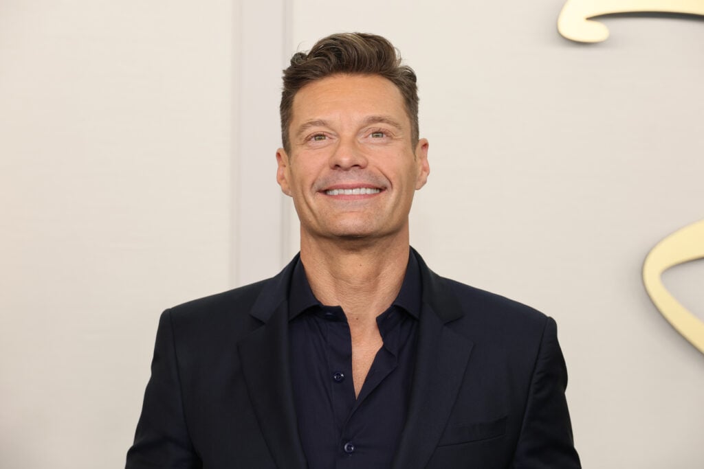 Ryan Seacrest attends Disney Upfront 2024 at Javits Center on May 14, 2024 in New York City. 