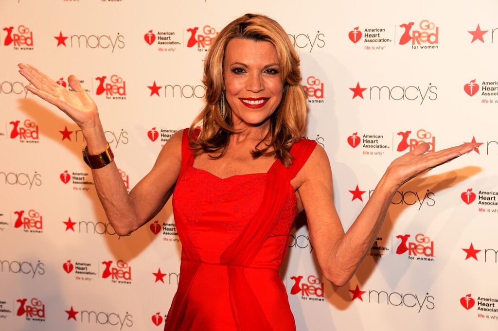 Vanna White attends the American Heart Association's Go Red For Women 2016 Red Dress Collection Presented by Macy's at The Arc, Skylight at Moynihan Station on February 11, 2016 in New York City.  